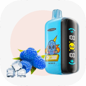Електронна сигарета Elf Bar Blue Razz Ice зі смаком синьої малини та льоду